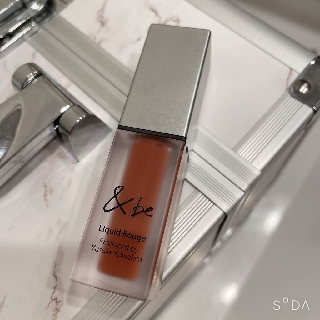 &be リキッドルージュ ガーネットブラウン/＆be/口紅を使ったクチコミ（2枚目）