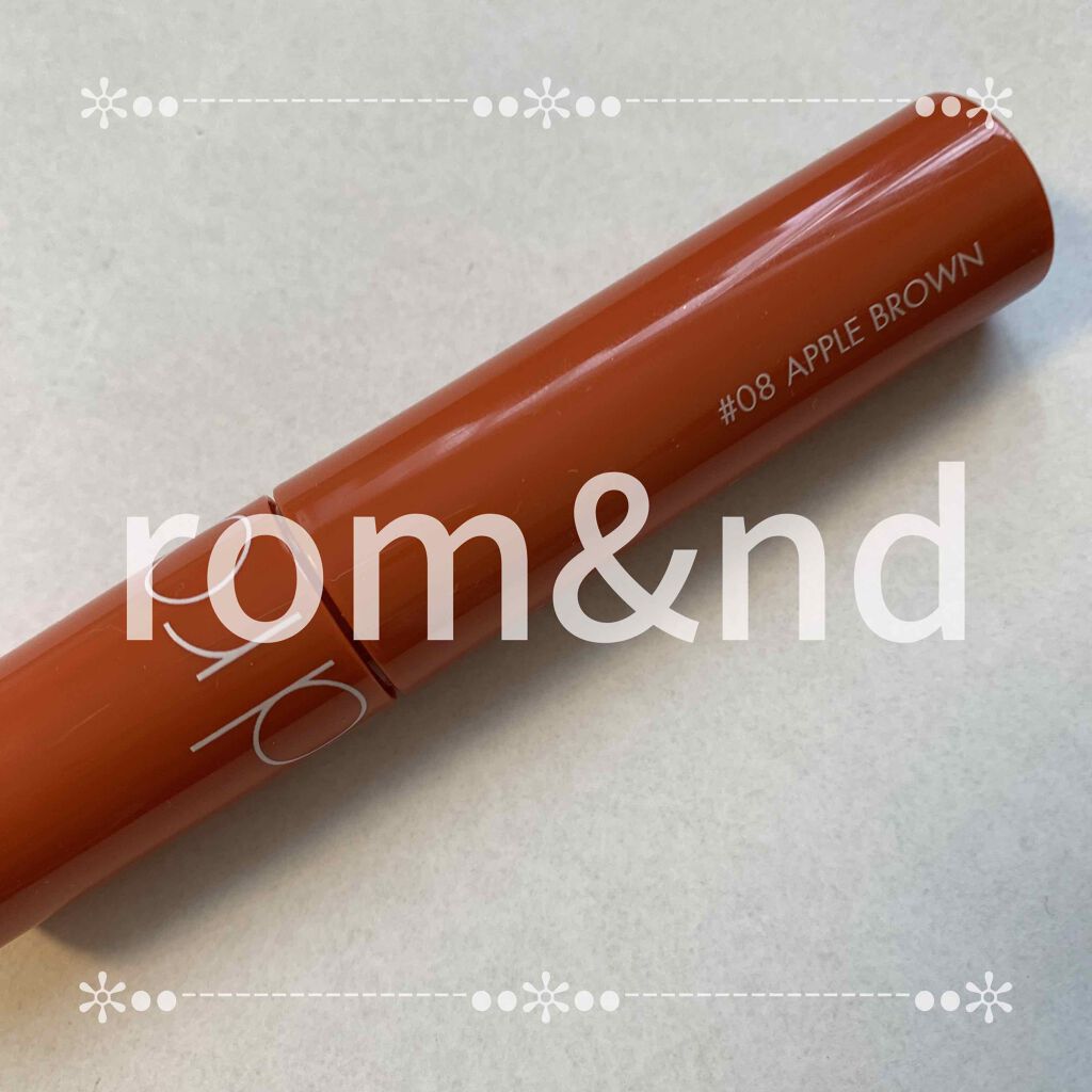 ジューシーラスティングティント/rom&nd/リップティントを使ったクチコミ(1枚目)