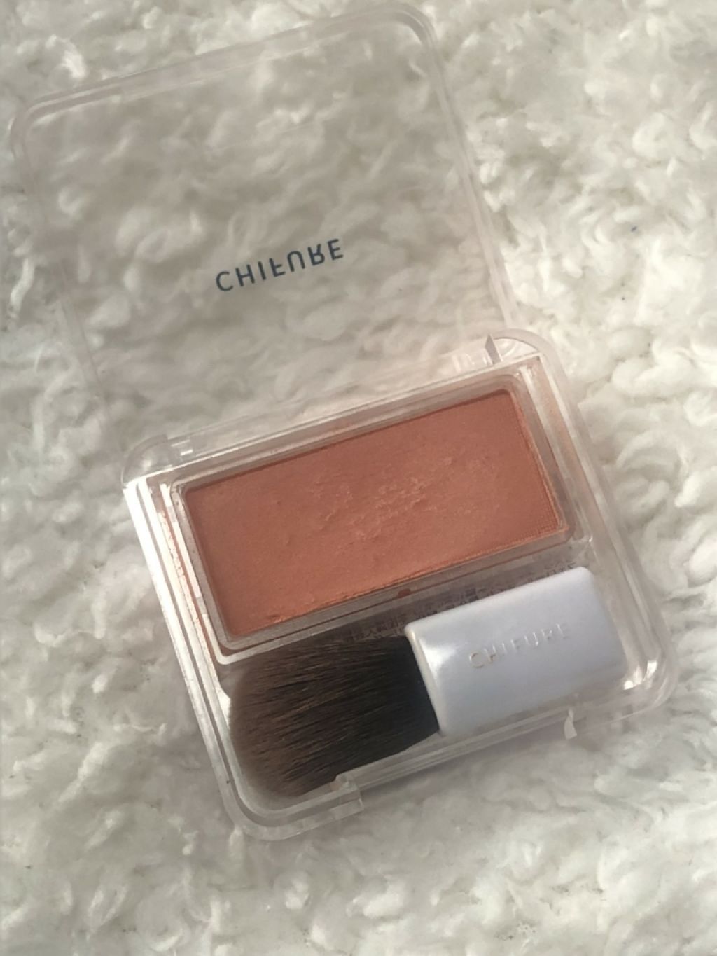 チーク カラー(ブラシ付)/ちふれ/パウダーチークを使ったクチコミ(3枚目)