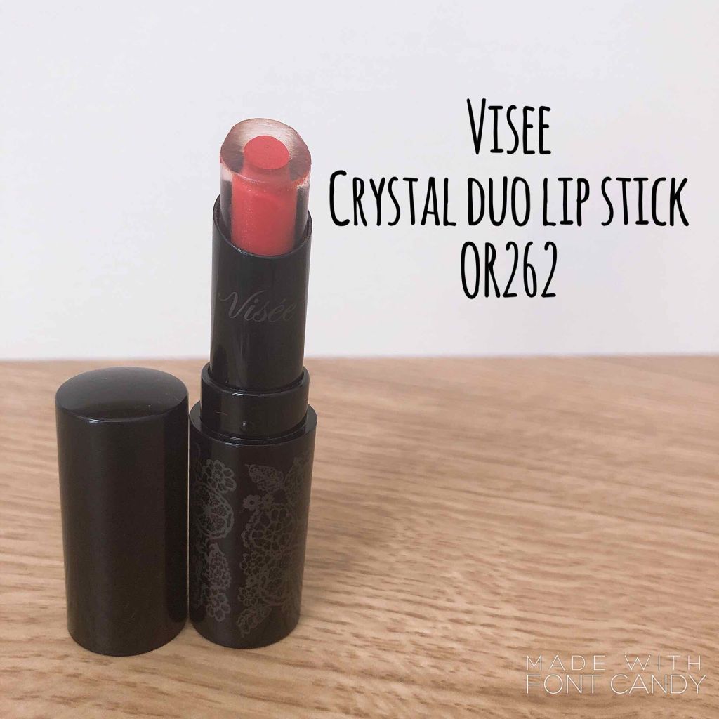 クリスタルデュオ リップスティック/Visée/口紅を使ったクチコミ(1枚目)