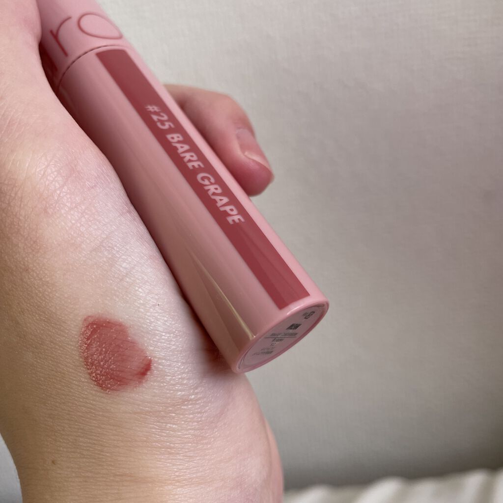 ジューシーラスティングティント/rom&nd/リップティントを使ったクチコミ（2枚目）