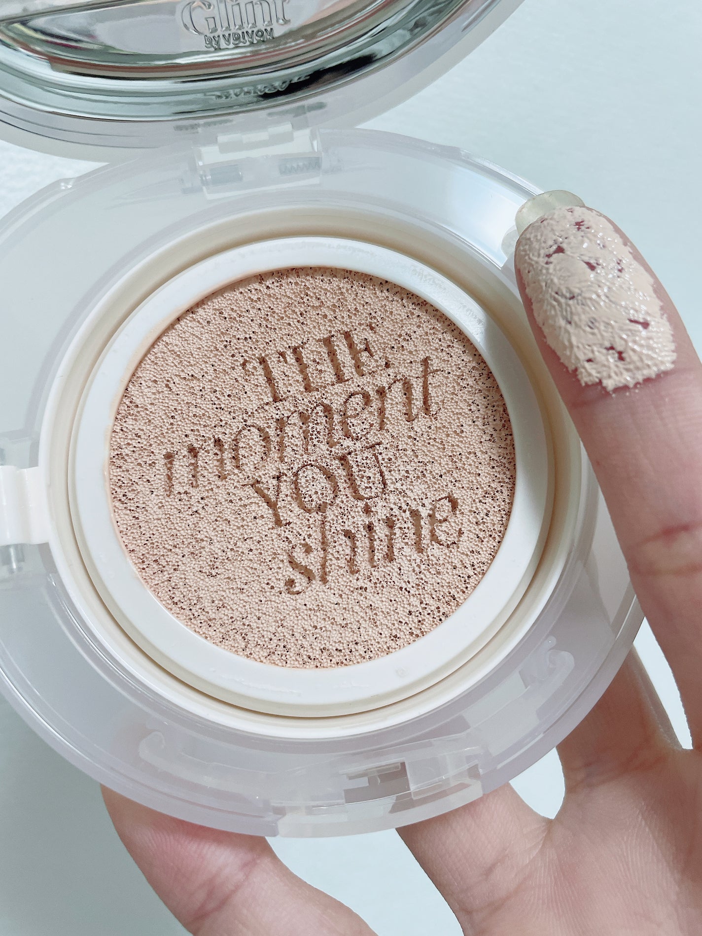 ハイライティングクッションファンデーション/Glint/クッションファンデーションを使ったクチコミ(3枚目)