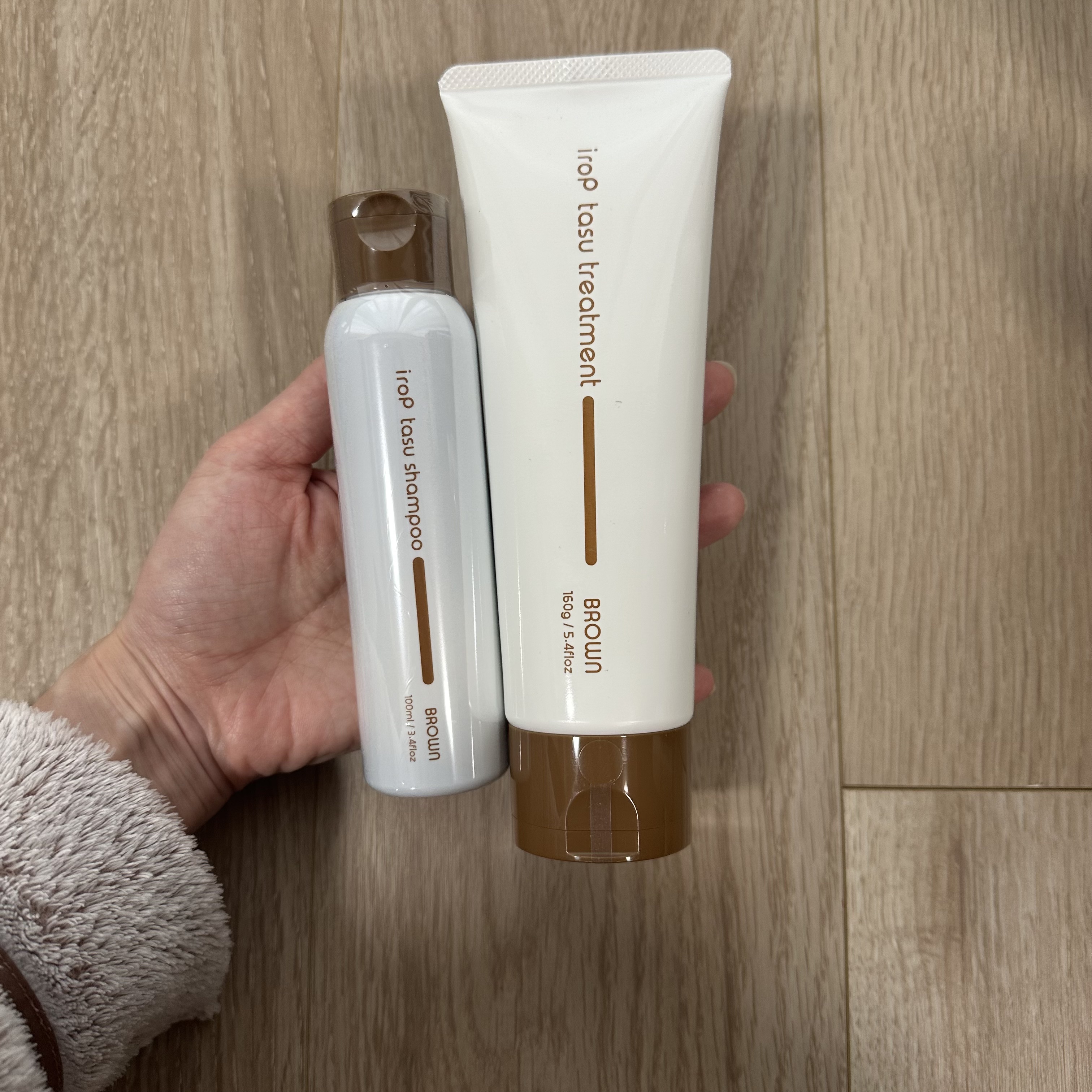 イロップ タス シャンプー/トリートメント トリートメント／ BROWN（ブラウン）/irop/市販シャンプーを使ったクチコミ（2枚目）