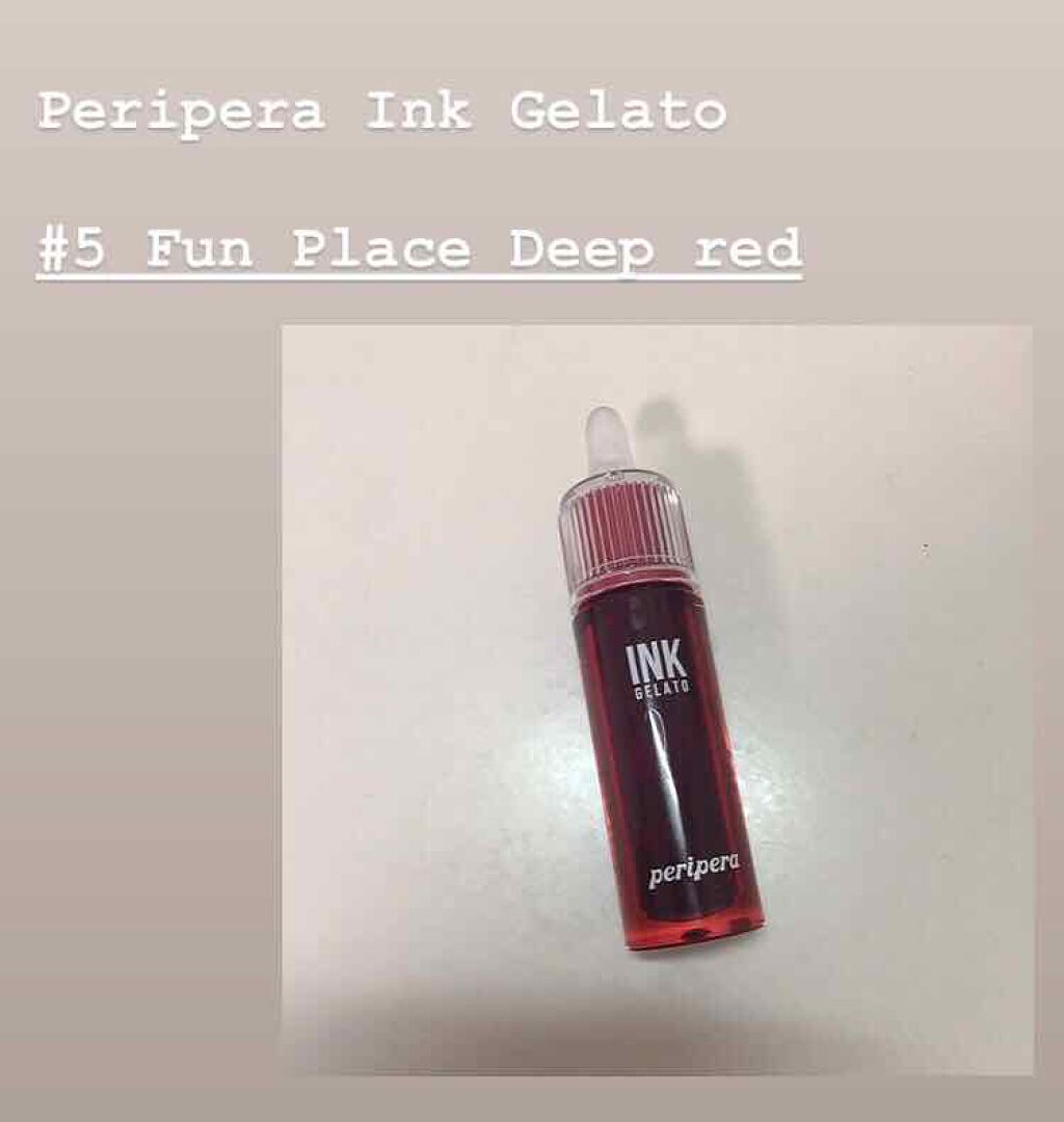 インク  ジェラート/PERIPERA/口紅を使ったクチコミ（1枚目）