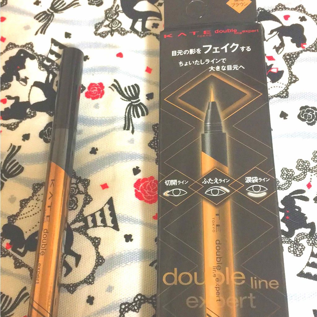 ダブルラインエキスパート/KATE/リキッドアイライナーを使ったクチコミ（1枚目）