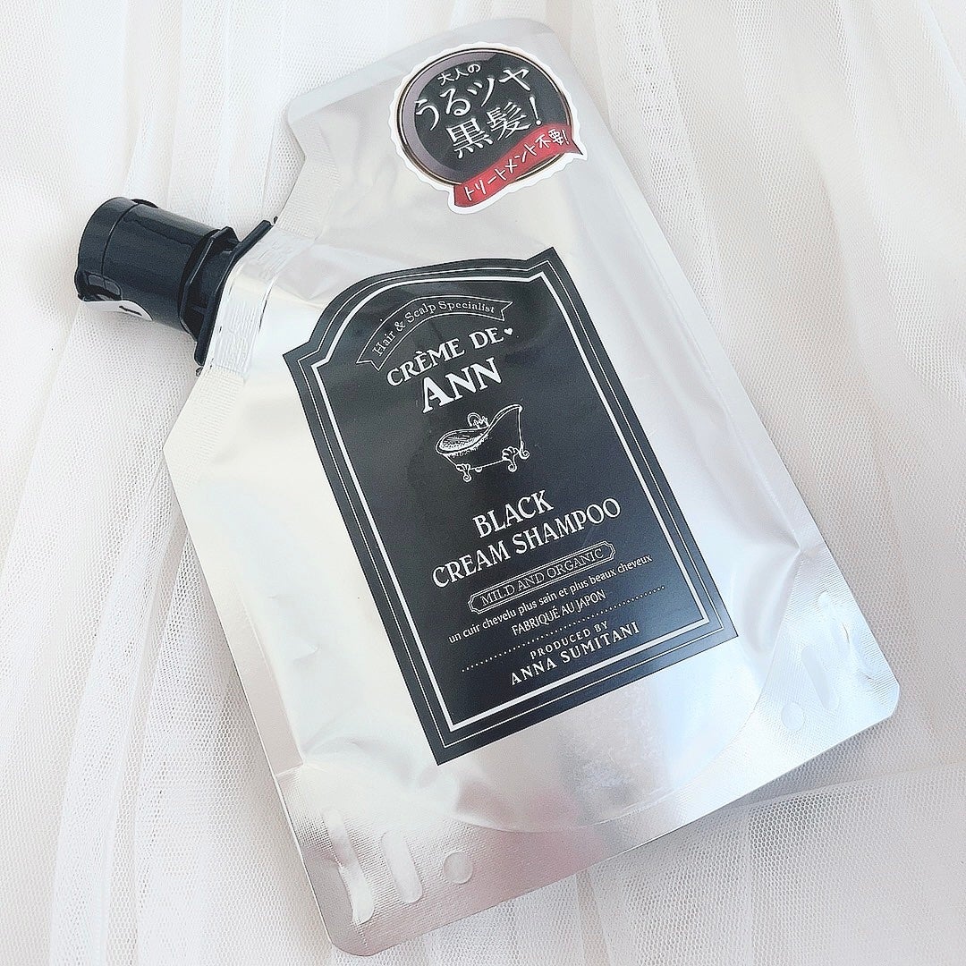 ブラッククリームシャンプー/creme de Ann/市販シャンプーを使ったクチコミ(2枚目)