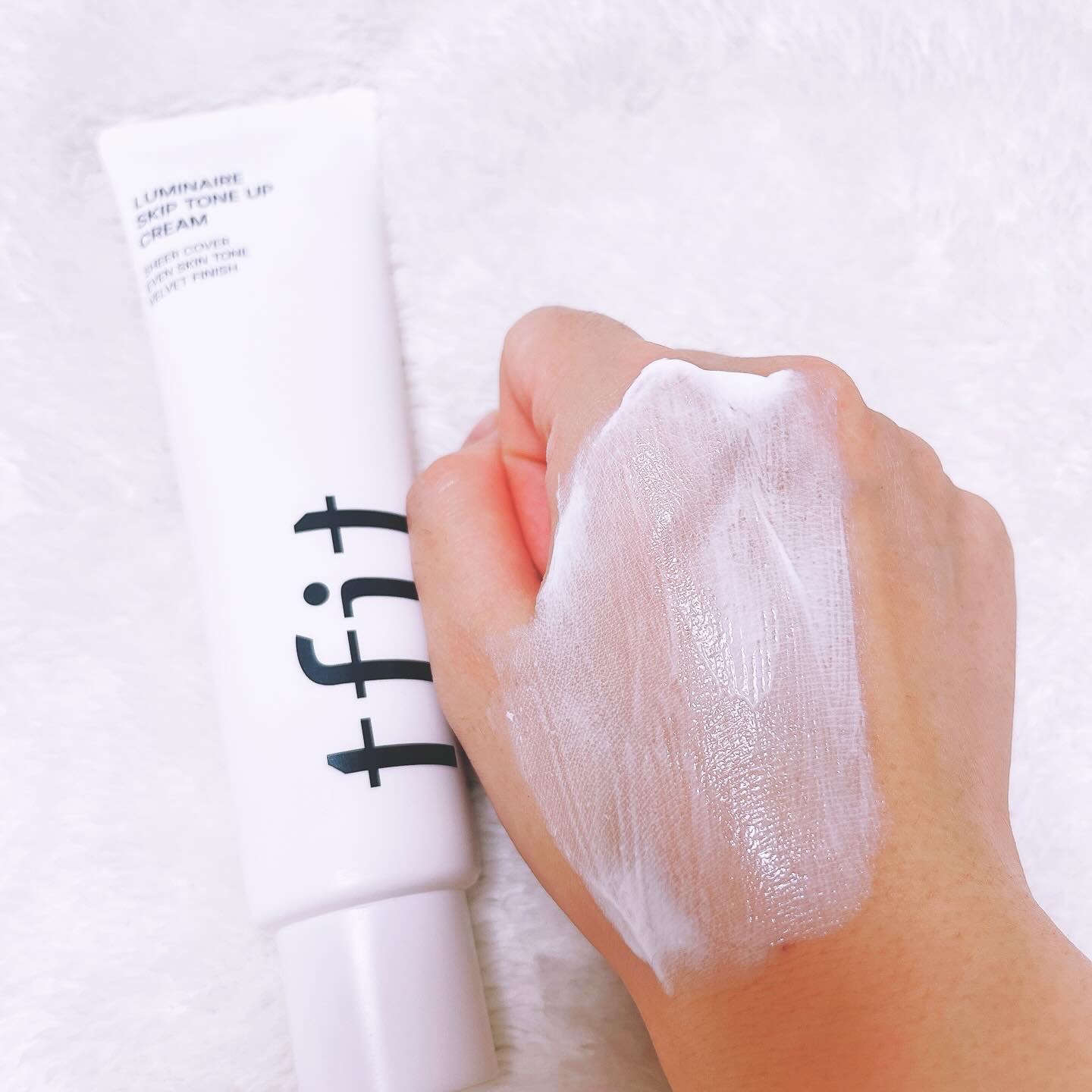 ルミネールスキップトーンアップクリーム/TFIT/化粧下地を使ったクチコミ（2枚目）