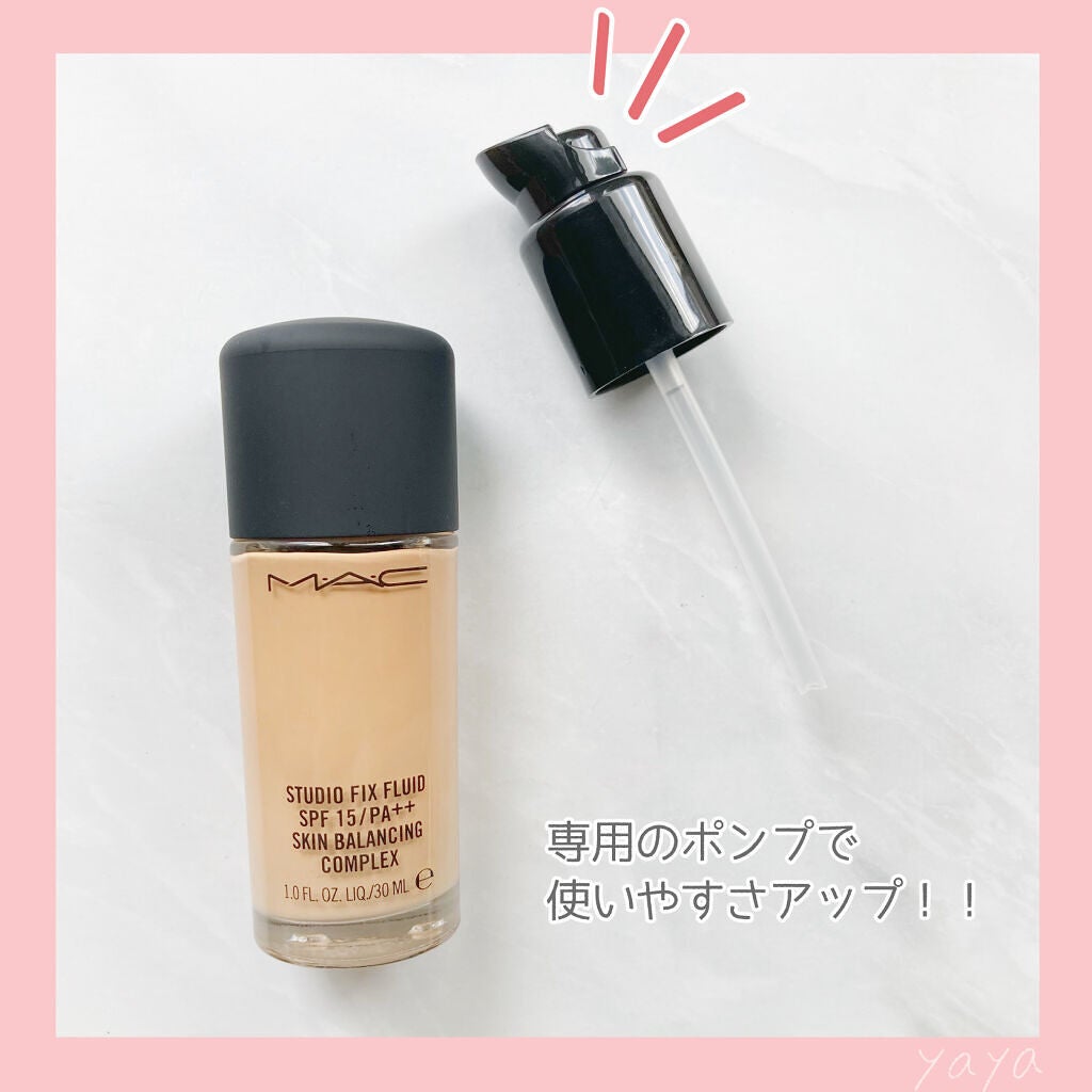 スタジオフィックス フルイッド SPF 15/M・A・C/リキッドファンデーションを使ったクチコミ(3枚目)