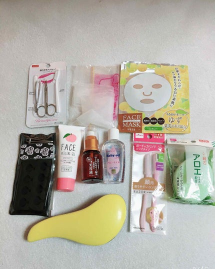 フェイスピーリングジェル ピーチの香り/DAISO/ピーリングを使ったクチコミ(1枚目)