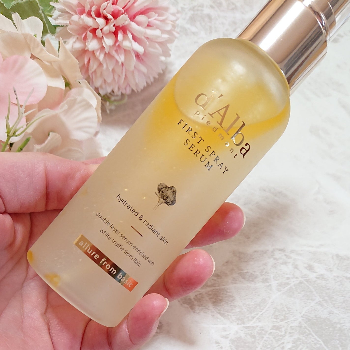 ダルバ ホワイトトリュフファーストスプレーセラム/ダルバ/ミスト状化粧水を使ったクチコミ(3枚目)