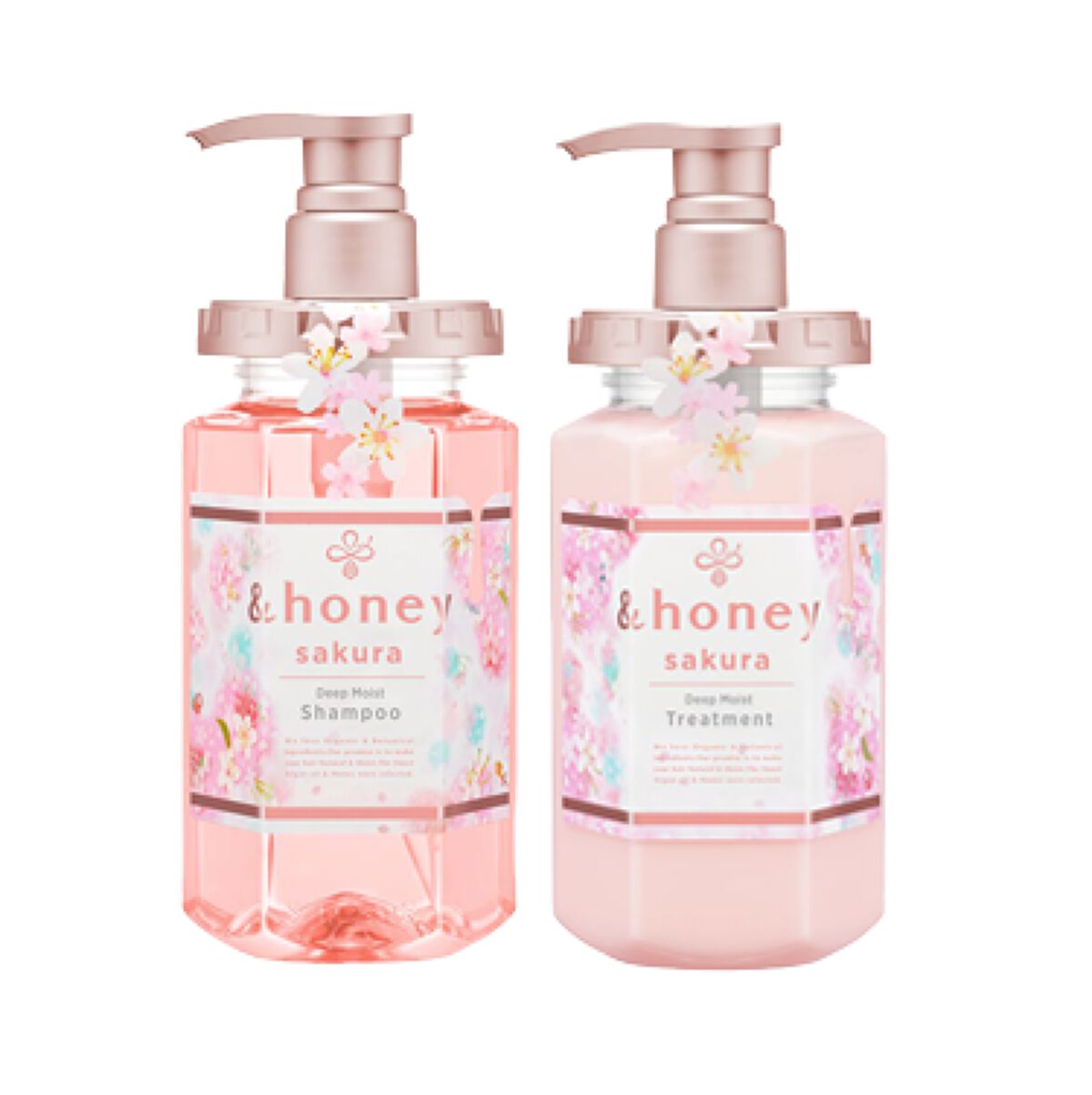 サクラ ディープモイスト シャンプー1.0/ヘアトリートメント2.0 &honey