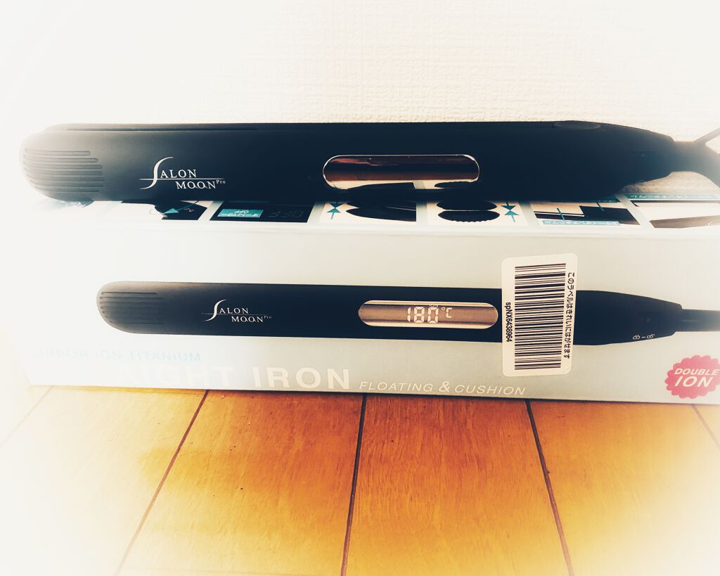 イオンストレートヘアアイロンSLM004/SALONMOON/ストレートアイロンを使ったクチコミ（1枚目）
