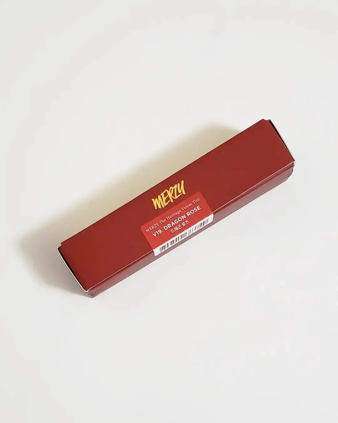 ザ ヘリテージ ベルベット ティント V19. ドラゴンローズ/MERZY/リップティントを使ったクチコミ（3枚目）