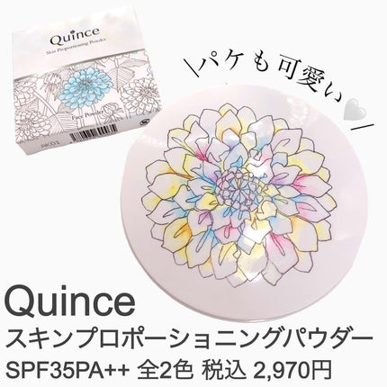 スキンプロポーショニングパウダー/Quince/プレストパウダーを使ったクチコミ(7枚目)
