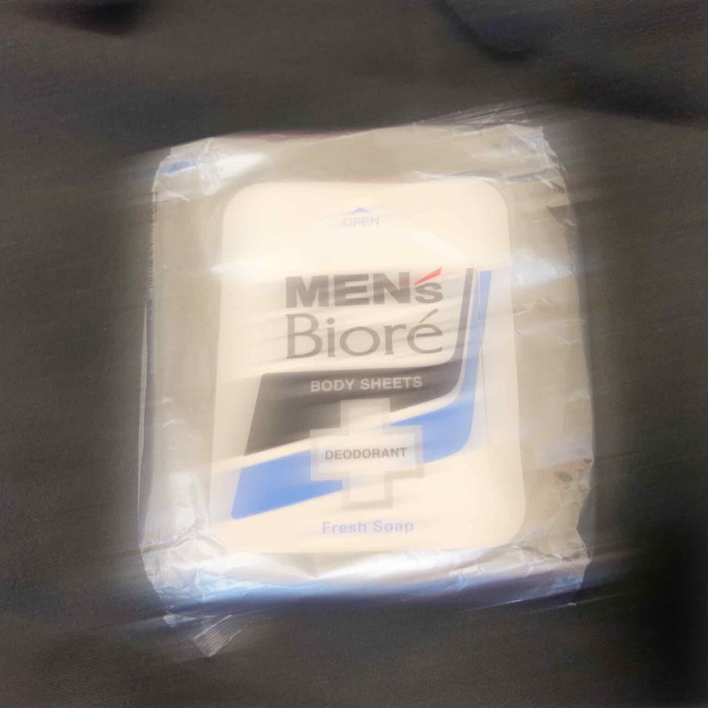 薬用デオドラントボディシート/メンズビオレ/ボディシートを使ったクチコミ（1枚目）