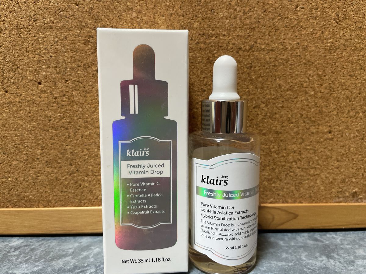 フレッシュリージュースドビタミンドロップ(35ml)/Klairs/美容液を使ったクチコミ(3枚目)