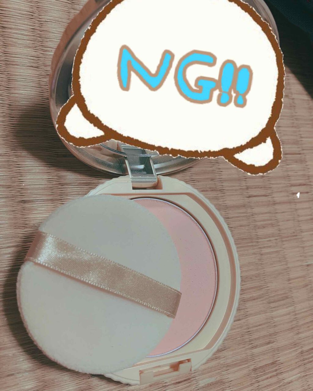 【旧品】マシュマロフィニッシュパウダー/キャンメイク/プレストパウダーを使ったクチコミ(2枚目)