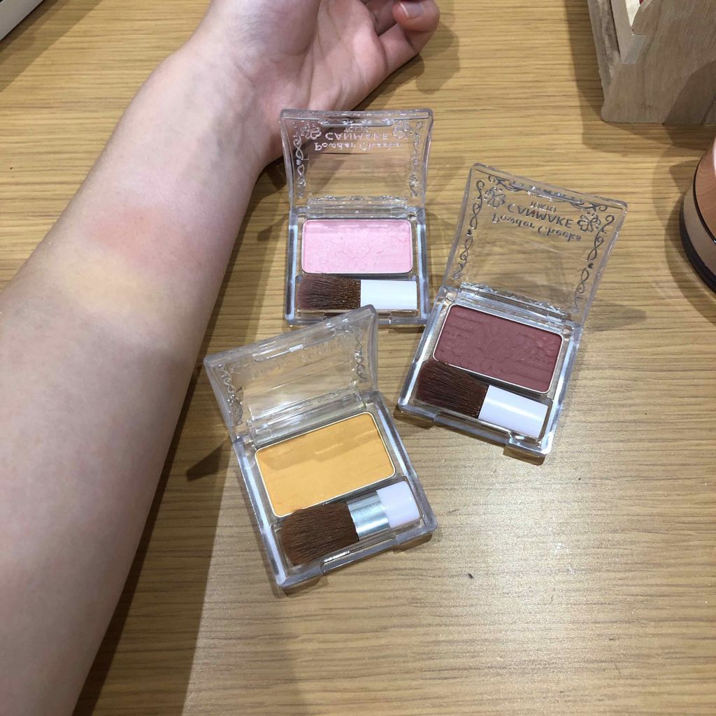 【旧品】パウダーチークス/キャンメイク/パウダーチークを使ったクチコミ（2枚目）