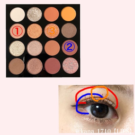 大英博物館 エジプトシリーズ アイシャドウパレット/ZEESEA/アイシャドウパレットを使ったクチコミ(2枚目)