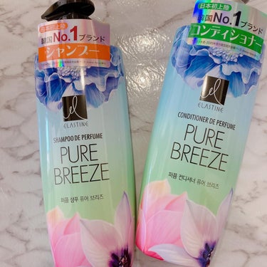 Perfume PURE BREEZE シャンプー／コンディショナー コンディショナー 600ml/Elastine(韓国)/シャンプー・コンディショナーを使ったクチコミ（1枚目）