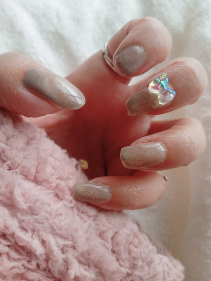 Gel Nail/セリア/ジェルネイルを使ったクチコミ(2枚目)