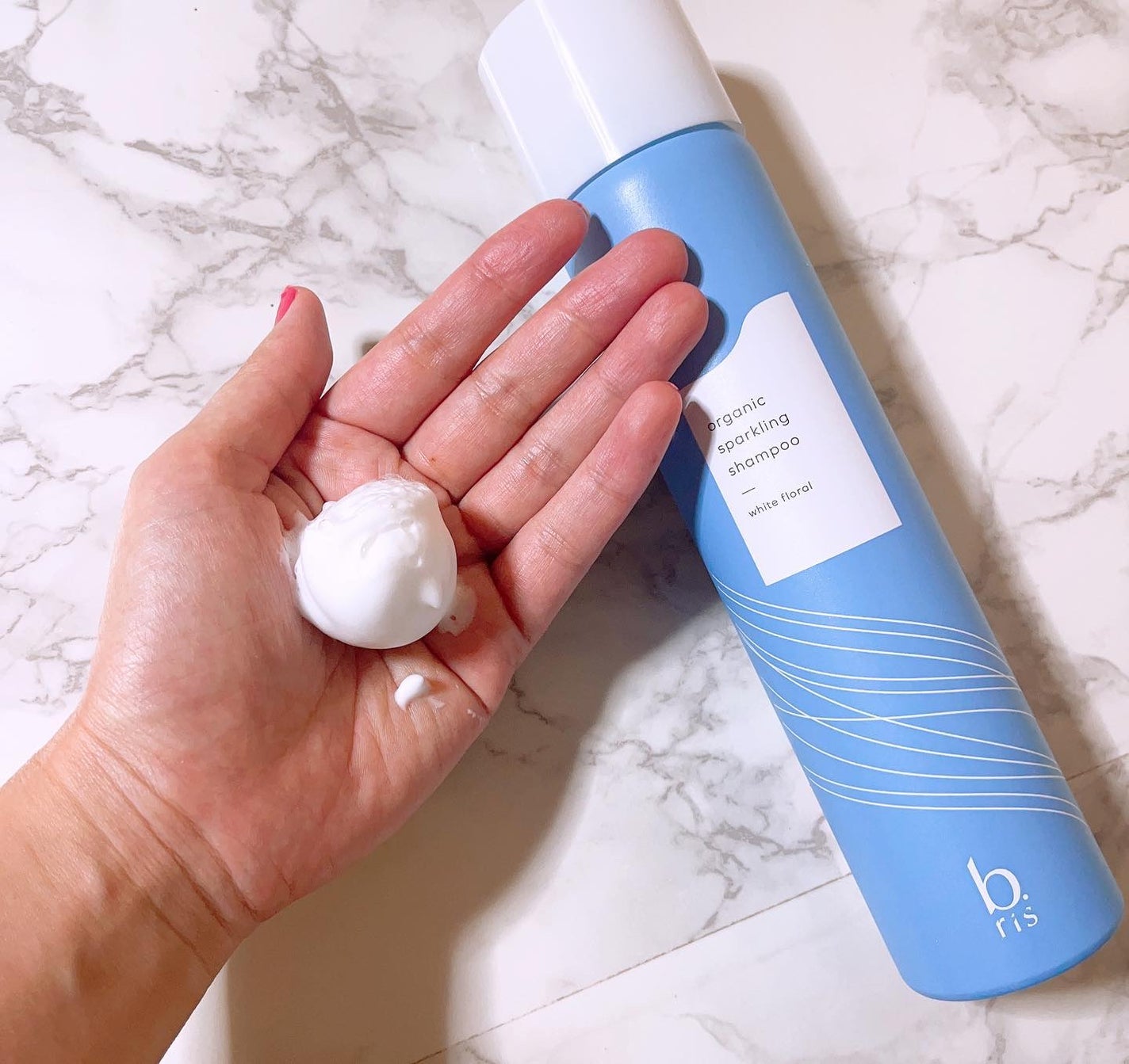 オーガニックスパークリングシャンプー/b.ris/市販シャンプーを使ったクチコミ(2枚目)