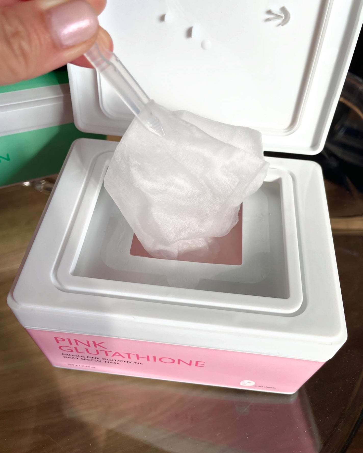 ピンクグルタチオン デイリースペシャルマスク/Milk Touch/シートマスク・パックを使ったクチコミ(2枚目)