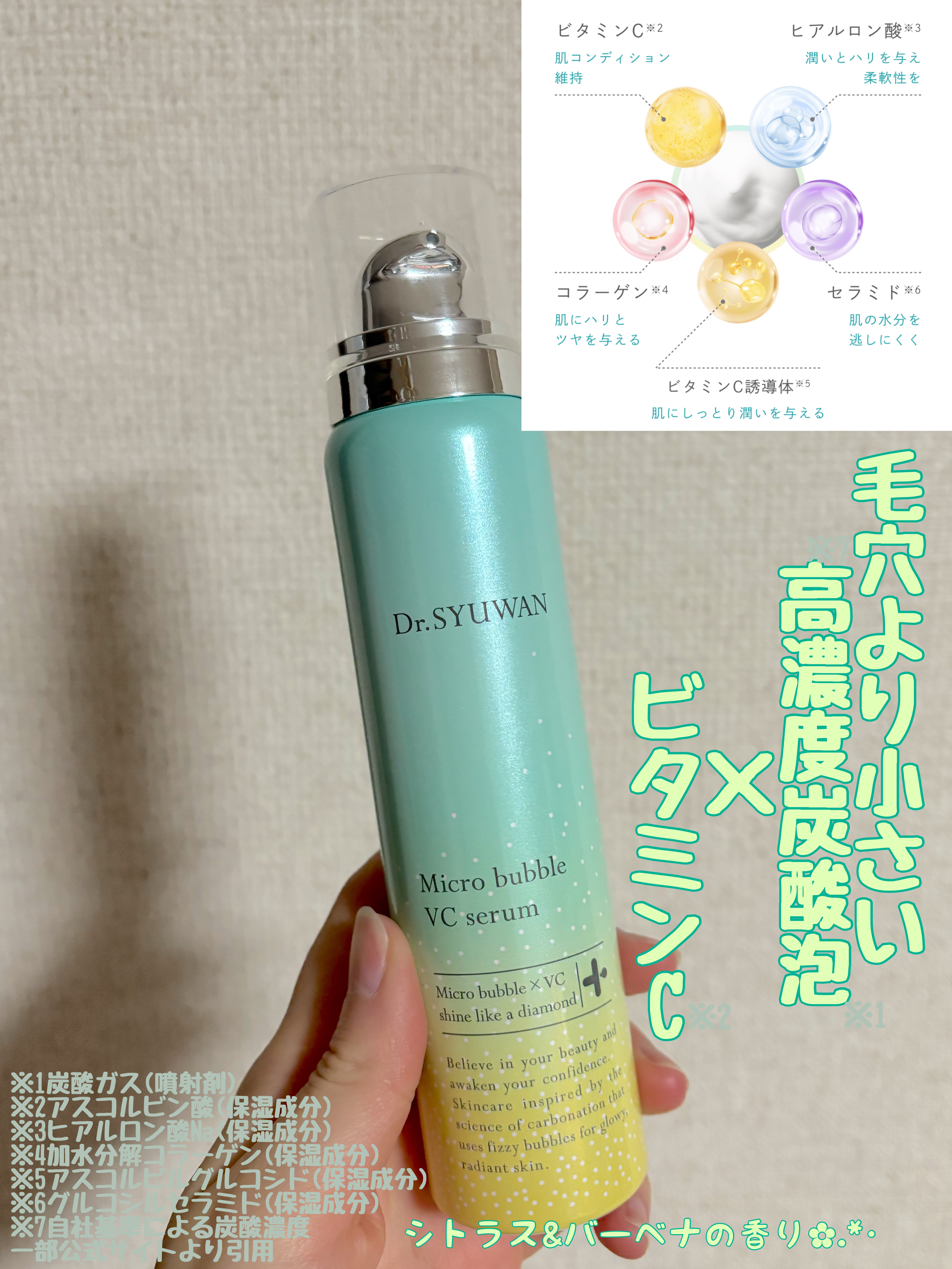 マイクロバブルVCセラム/DSW/美容液を使ったクチコミ（2枚目）