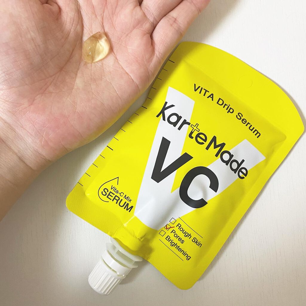  ビタドリップセラム /KarteMade /美容液を使ったクチコミ（1枚目）