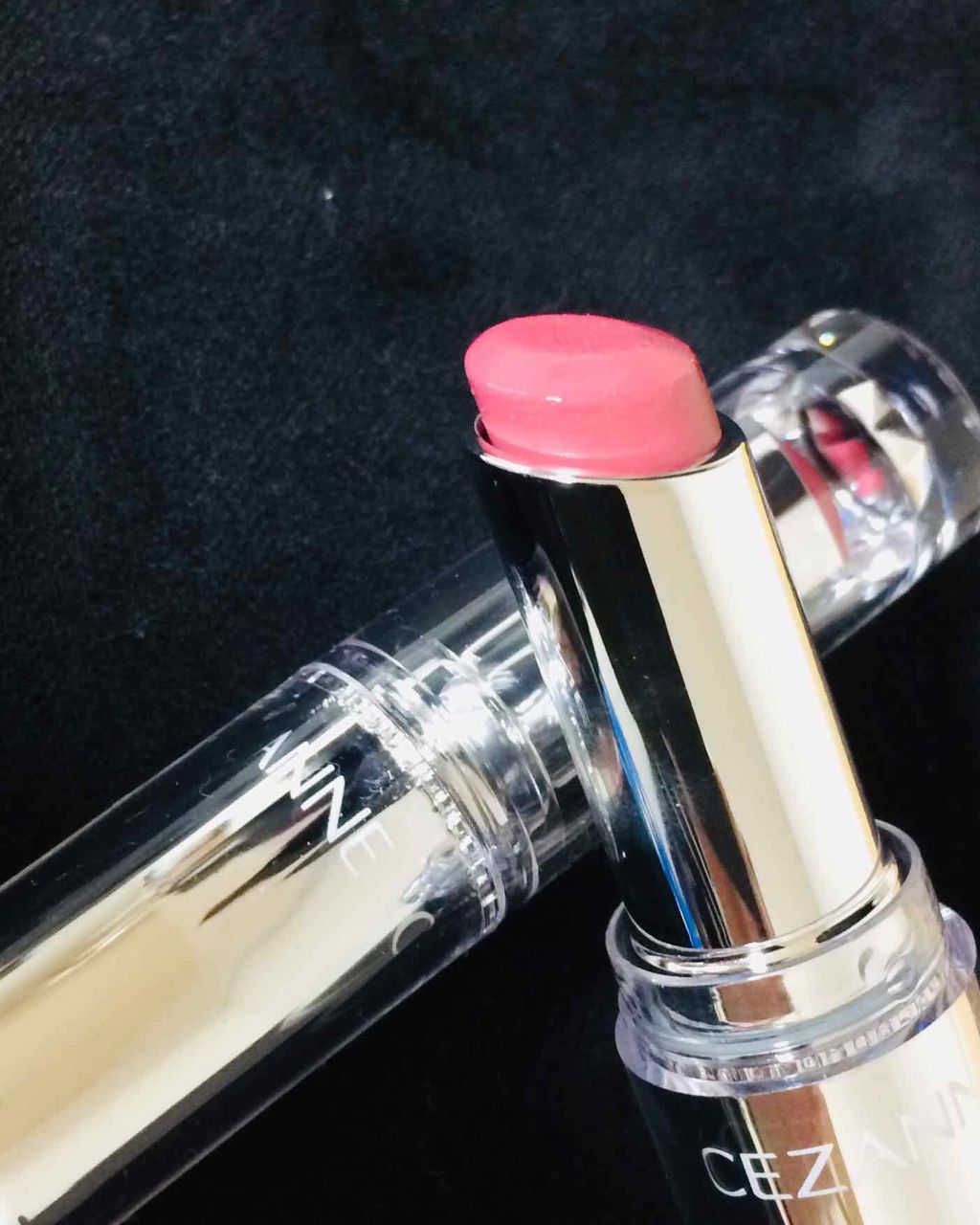 ラスティンググロスリップ/CEZANNE/口紅を使ったクチコミ(2枚目)
