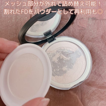ミラー付きパウダーケース/DAISO/その他化粧小物を使ったクチコミ(3枚目)
