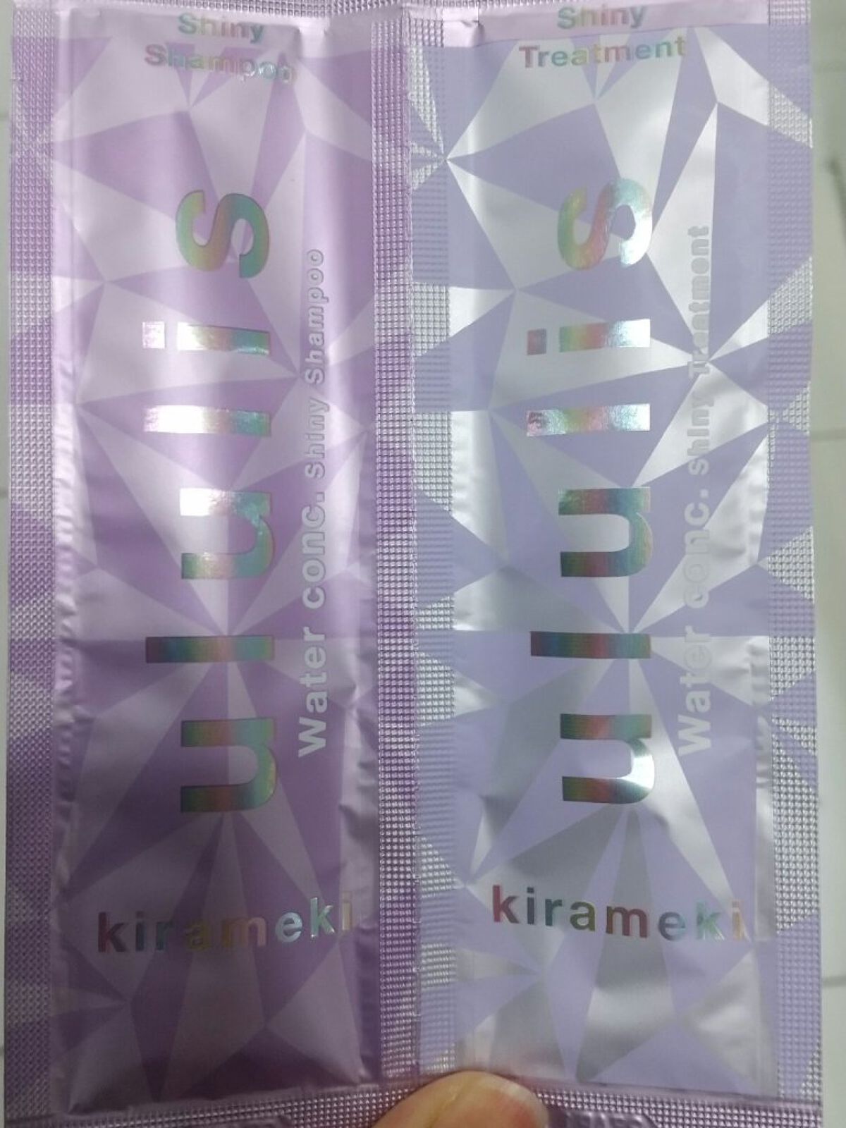 キラメキ ウォーターコンク シャイニー シャンプー/ヘアトリートメント/ululis/市販シャンプーを使ったクチコミ（1枚目）