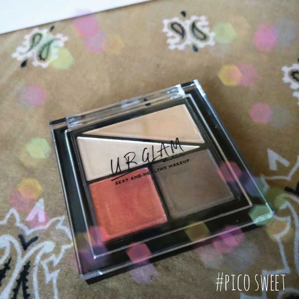 UR GLAM VELVET EYE COLOR PALETTE/U R GLAM/アイシャドウパレットを使ったクチコミ(1枚目)