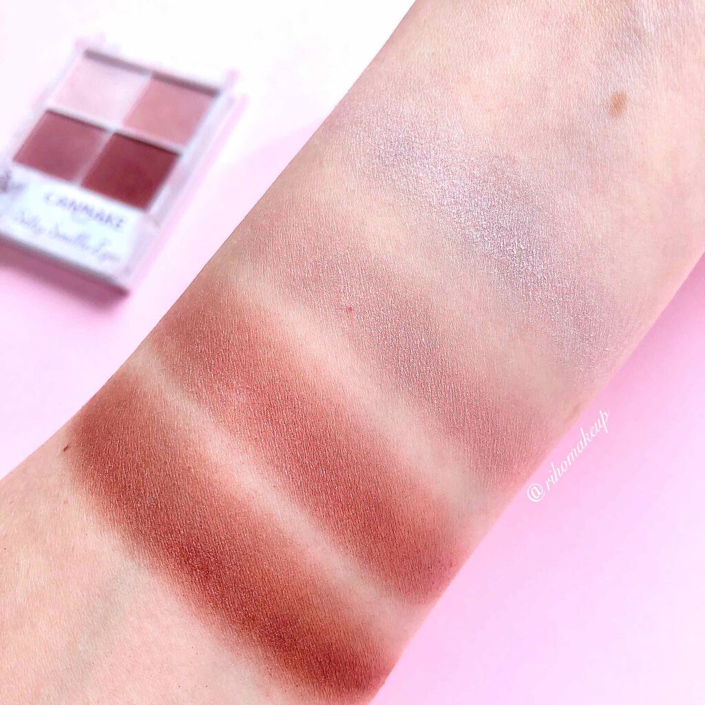 シルキースフレアイズ/キャンメイク/アイシャドウパレットを使ったクチコミ(3枚目)