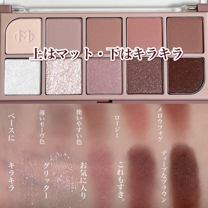 MDショールモーメント アイシャドウパレット/mude/アイシャドウパレットを使ったクチコミ(3枚目)