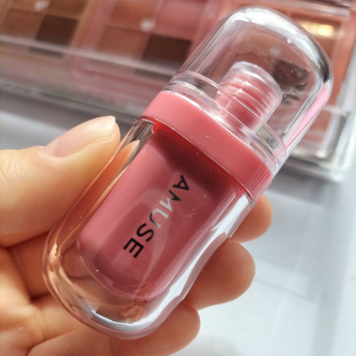 ジェルフィットティント/AMUSE/リップティントを使ったクチコミ(2枚目)