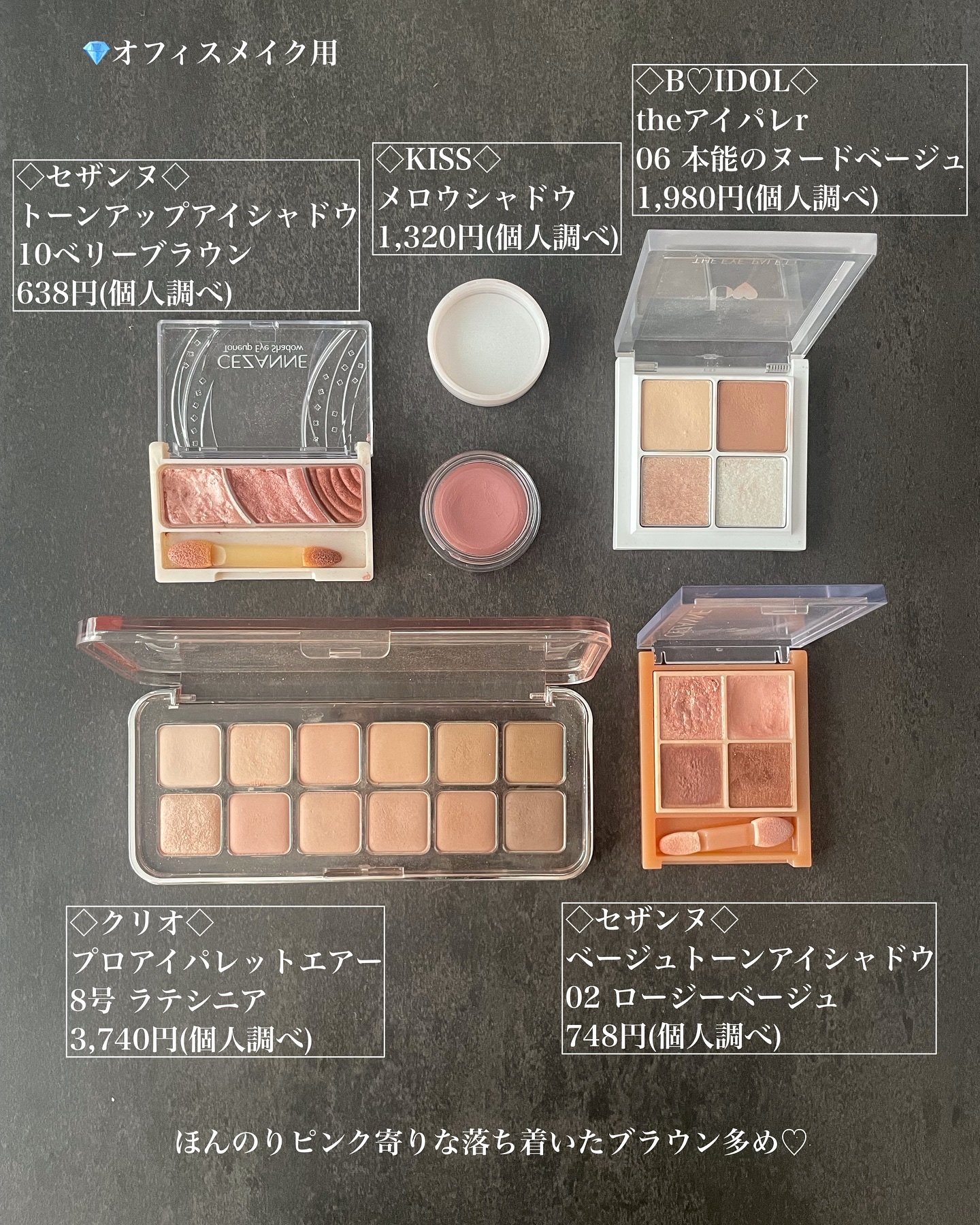 トーンアップアイシャドウ/CEZANNE/アイシャドウパレットを使ったクチコミ（3枚目）