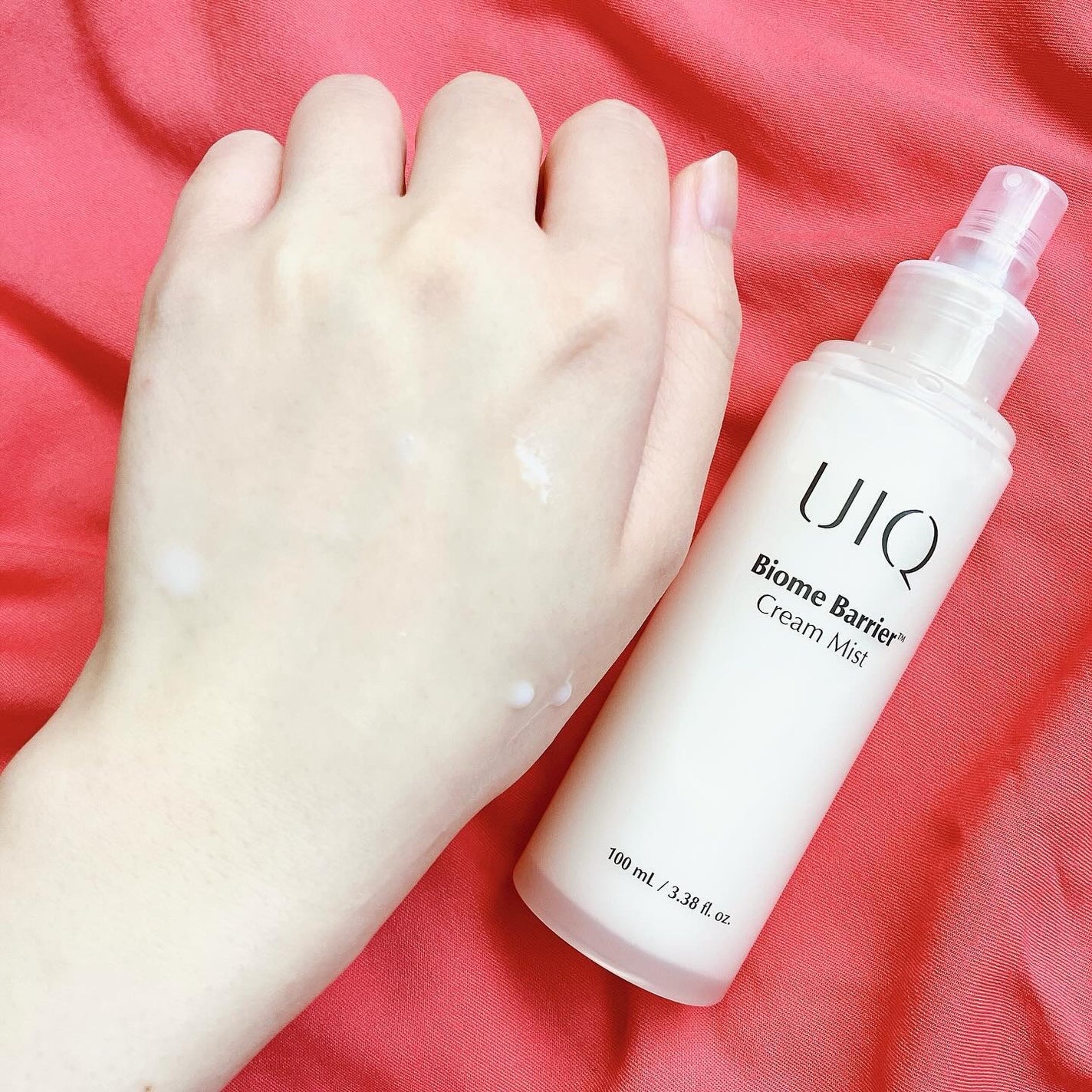 バイオームバリア クリームミスト/UIQ/ミスト状化粧水を使ったクチコミ(5枚目)