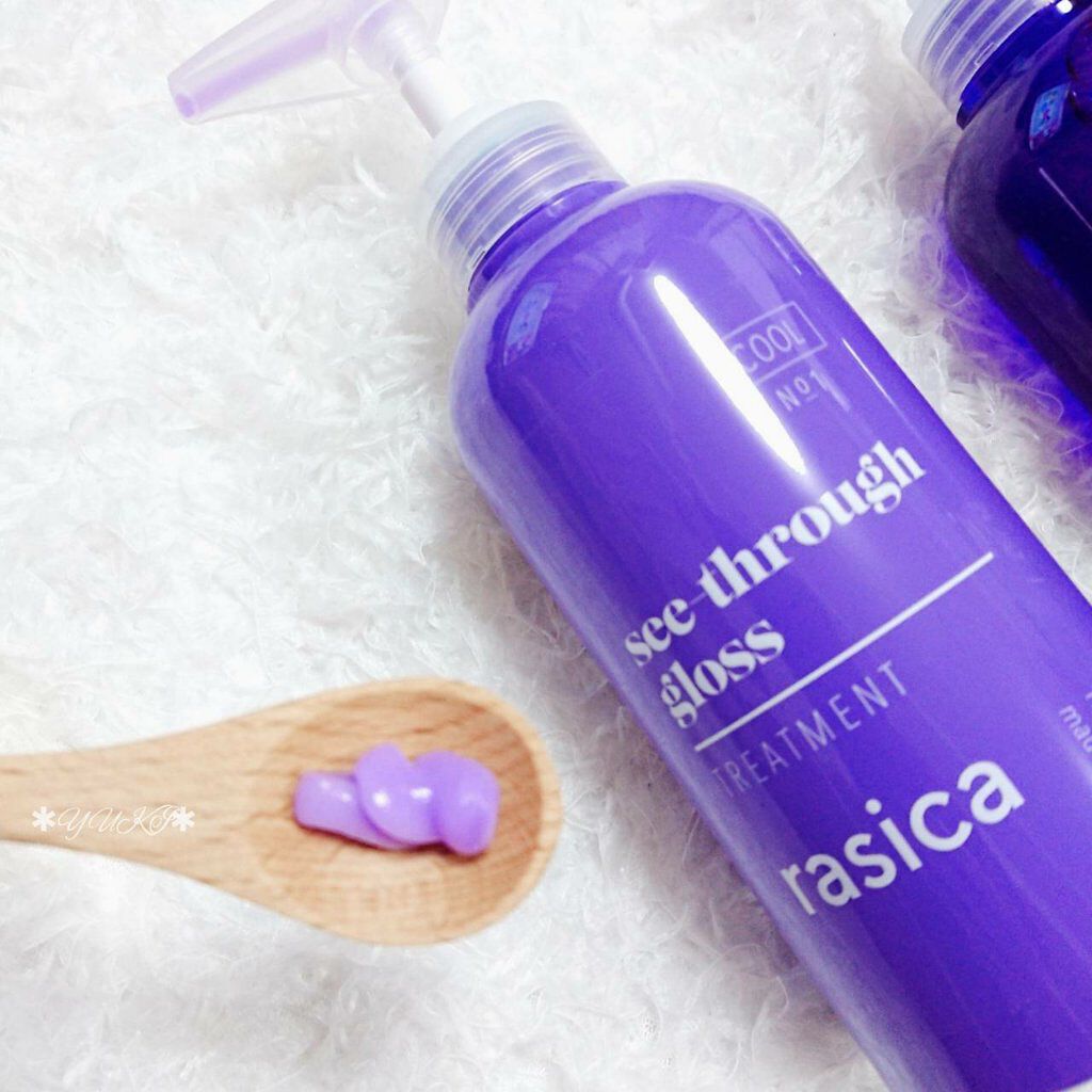 シースルーグロスシャンプー/トリートメント/rasica/市販シャンプーを使ったクチコミ(3枚目)