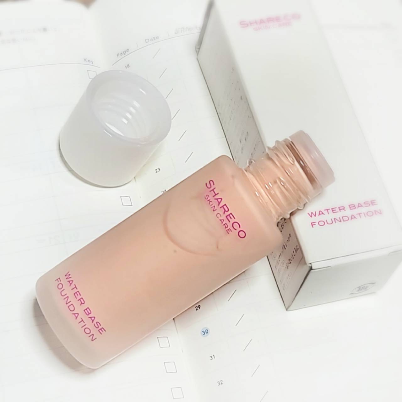 水ファンデーション/シャレコ/リキッドファンデーションを使ったクチコミ（1枚目）