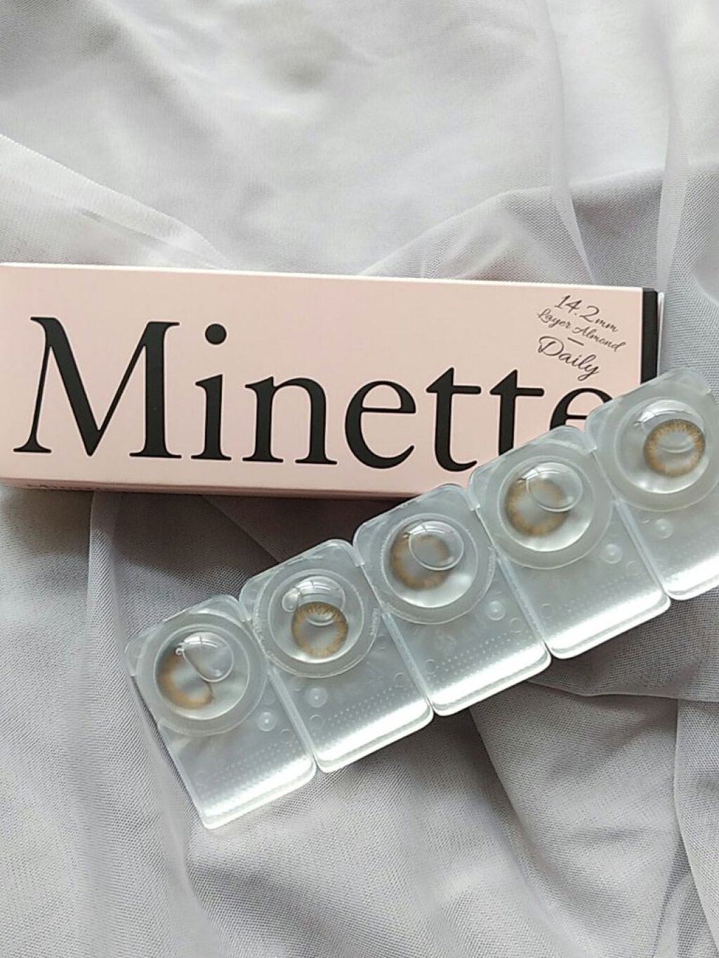 Minette レイヤーアーモンド/Minette/カラーコンタクトレンズを使ったクチコミ（1枚目）
