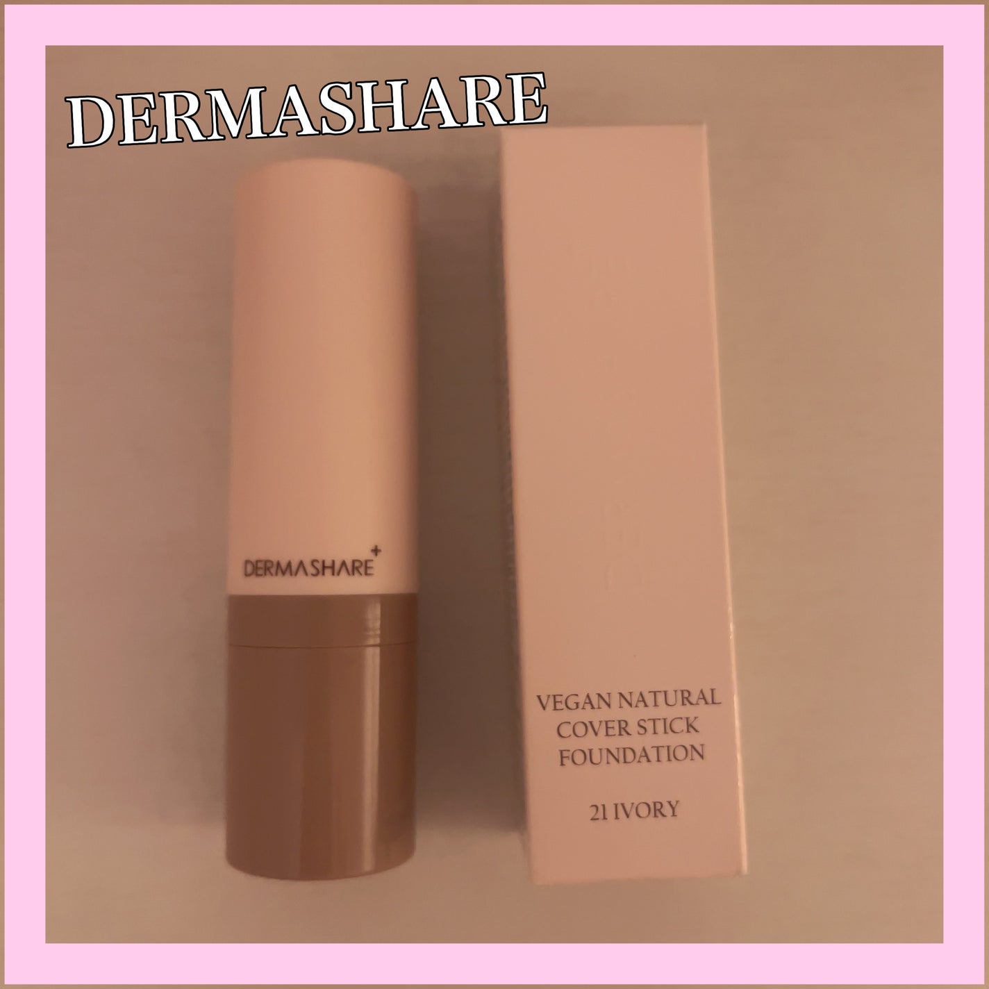 ヴィーガンナチュラルカバースティックファンデーション/DERMASHARE/その他ファンデーションを使ったクチコミ(1枚目)