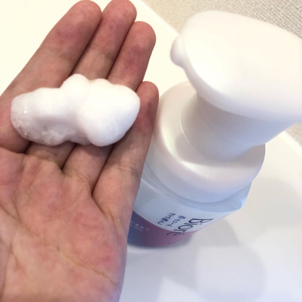泡クリームメイク落とし/ビオレ/クレンジングクリームを使ったクチコミ（3枚目）