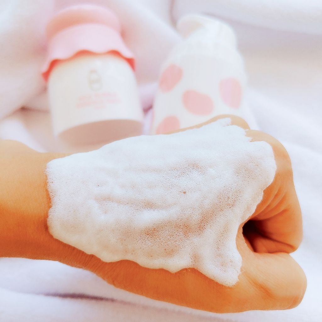 MILK BUBBLE ESSENCE PACK #PLAIN/G9SKIN/美容液を使ったクチコミ(4枚目)