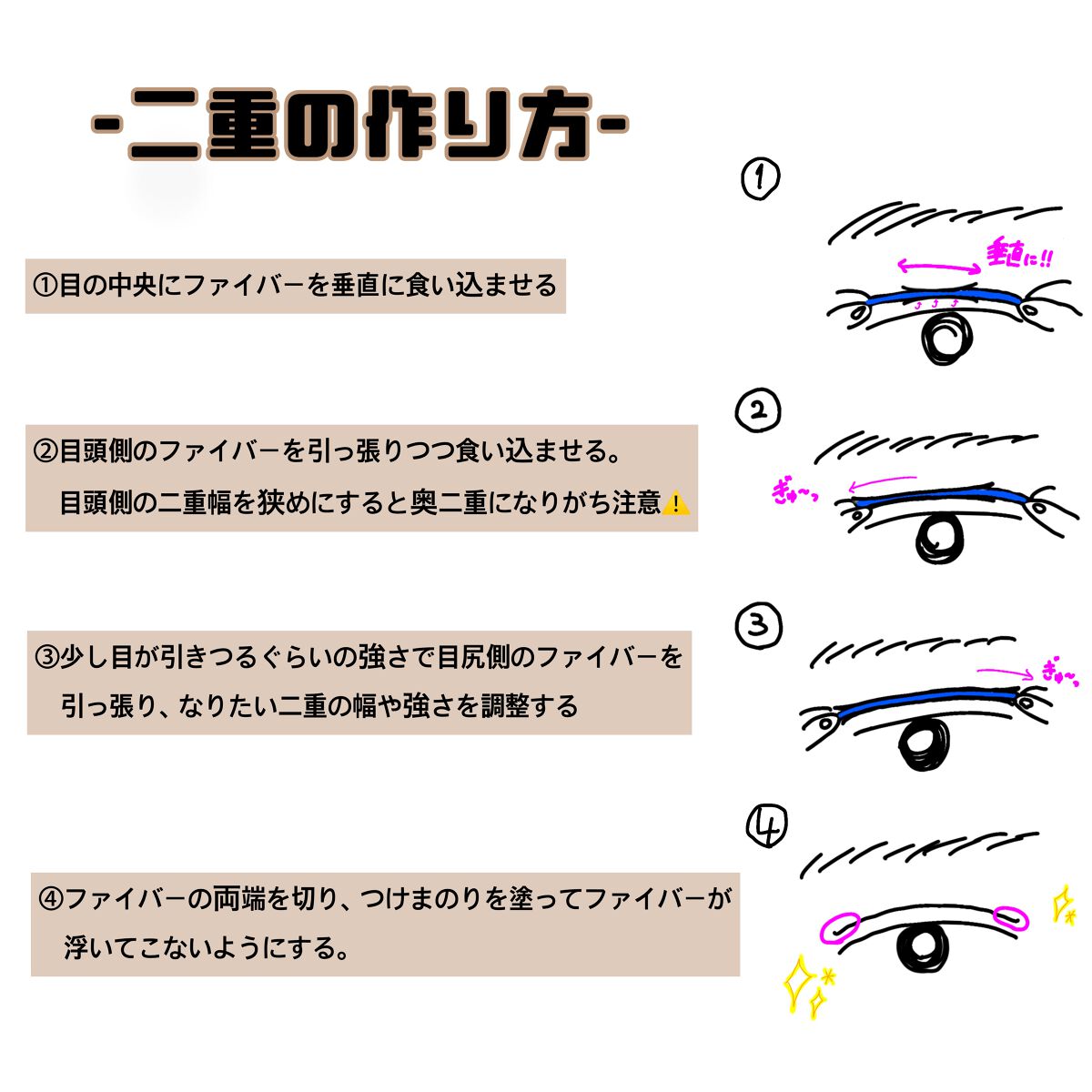 メザイク クリップ カッター ファイバー専用カッター/メザイク/二重まぶた用アイテムを使ったクチコミ(5枚目)