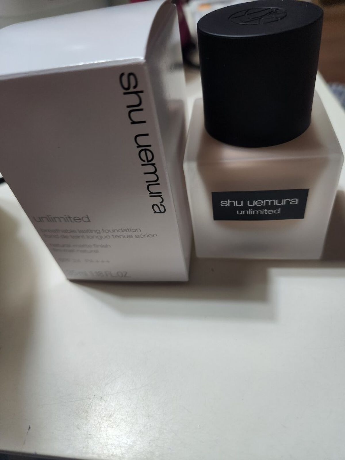 （旧）アンリミテッド ラスティング フルイド/shu uemura/リキッドファンデーションを使ったクチコミ（1枚目）