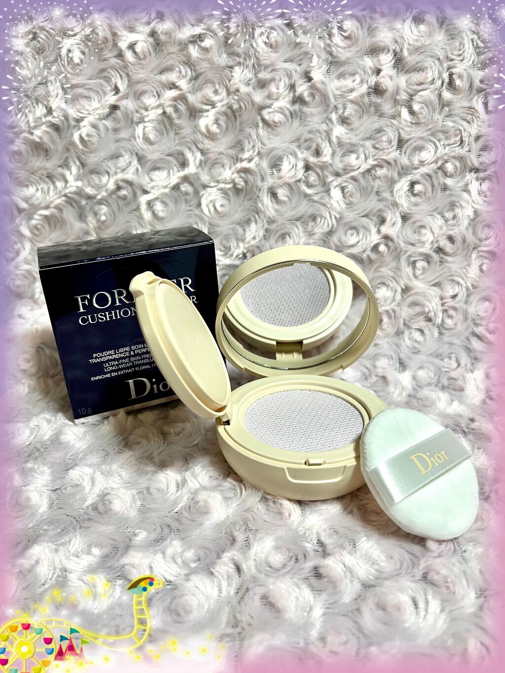 ディオールスキン フォーエヴァー クッション パウダー/Dior/ルースパウダーを使ったクチコミ(2枚目)