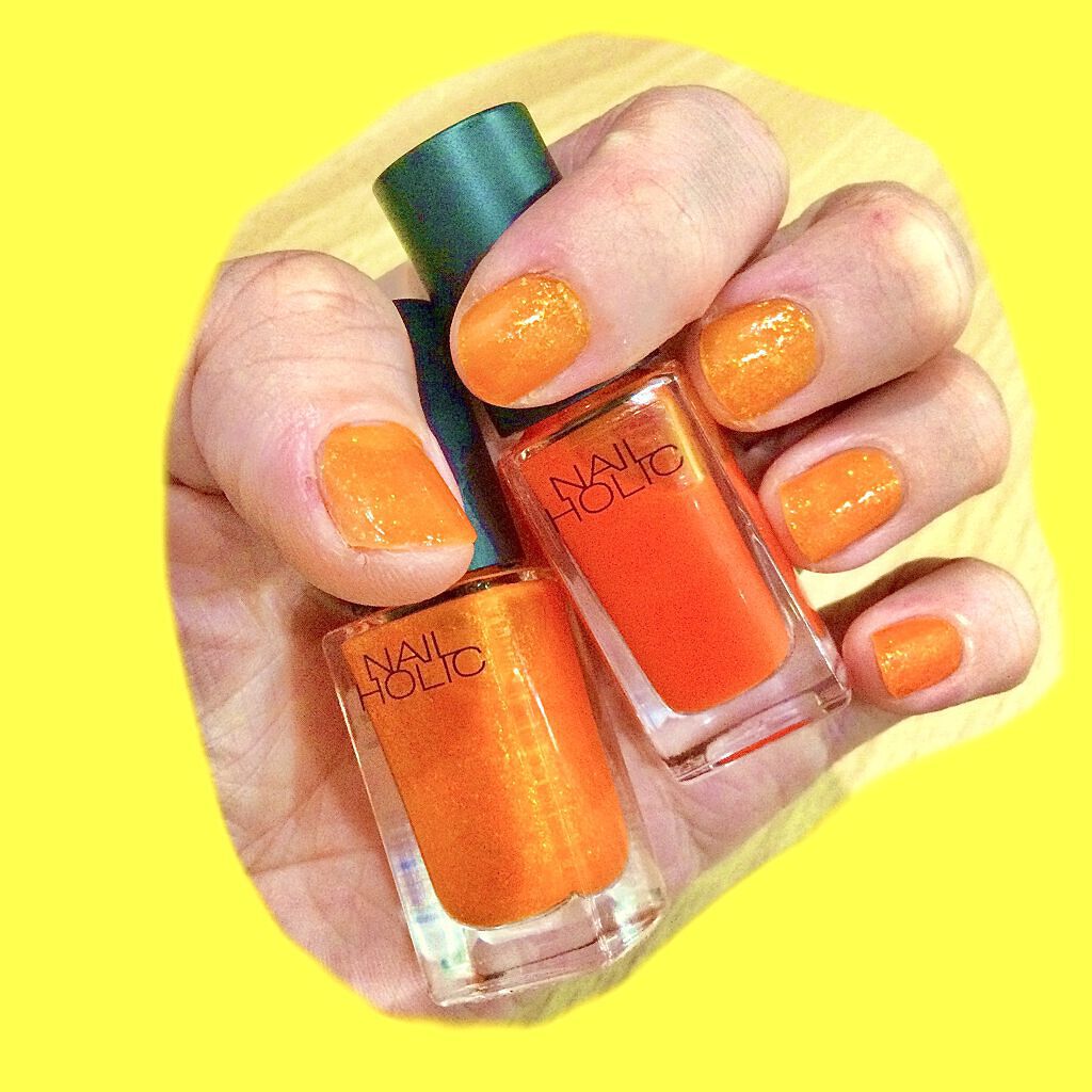 ネイルホリック Juicy color OR211/ネイルホリック/マニキュアを使ったクチコミ（1枚目）