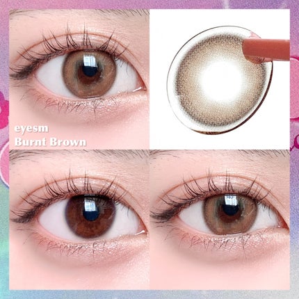 Burnt Brown/eyesm/カラーコンタクトレンズを使ったクチコミ(1枚目)