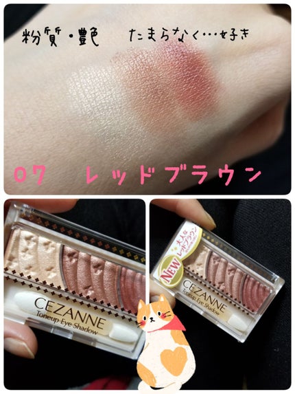 トーンアップアイシャドウ/CEZANNE/アイシャドウパレットを使ったクチコミ(1枚目)